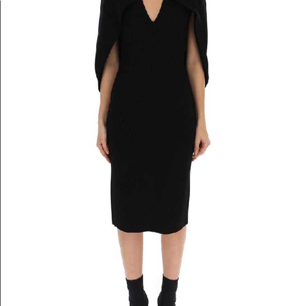 Givenchy Fitted Cape Dress - Picture 3 of 10